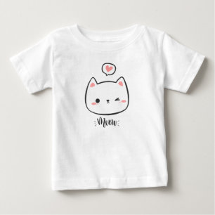 Camiseta De Bebé Miau
