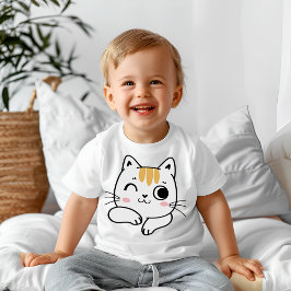 Camiseta De Bebé Miau