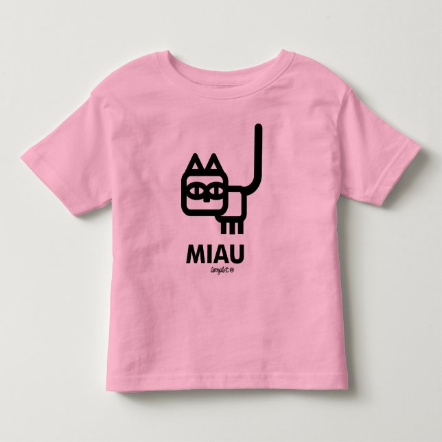 Camiseta De Bebé Miau (Anverso)