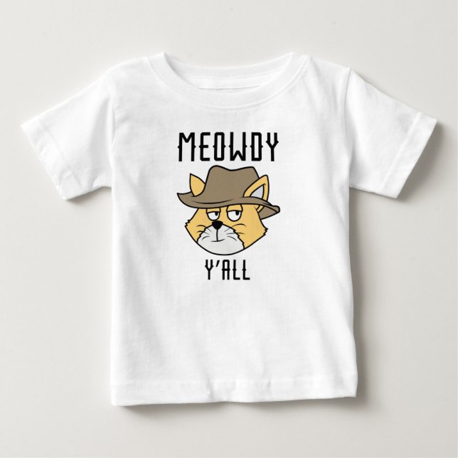 Camiseta De Bebé Miau chicos (Anverso)