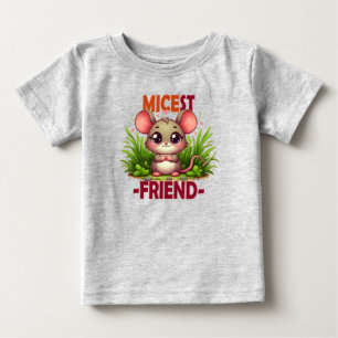 Camiseta De Bebé Micest Friend divertido juego de palabras Cute beb