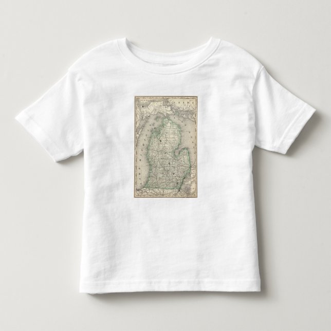 Camiseta De Bebé Michigan 8 (Anverso)