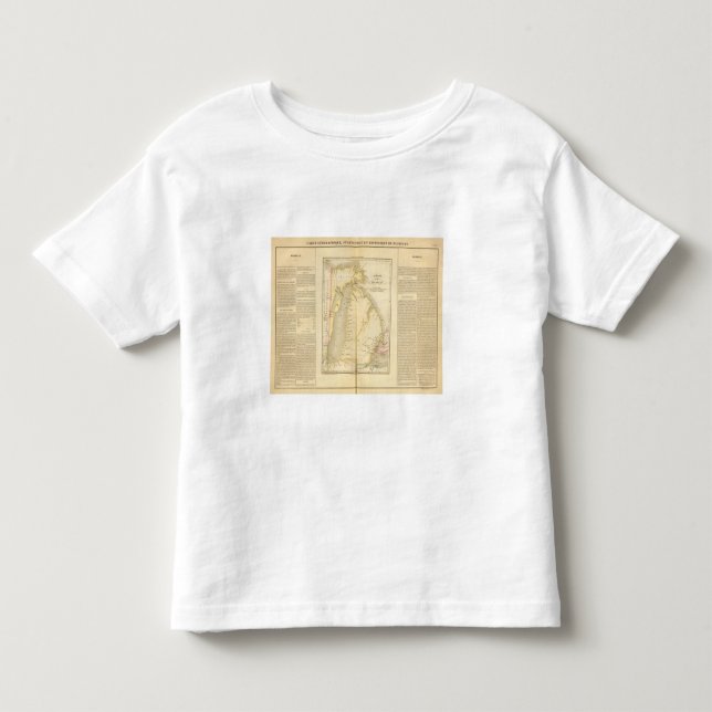 Camiseta De Bebé Michigan los E.E.U.U. (Anverso)