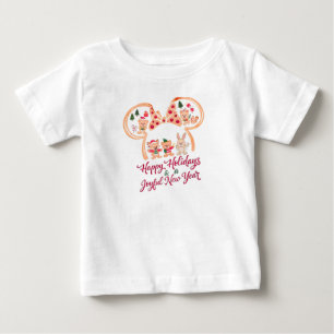 Camiseta De Bebé Mickey & Friends La Mejor Navidad Gingerbread 