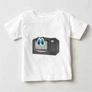 Camiseta De Bebé Microondas de Personalizado para hombres negros
