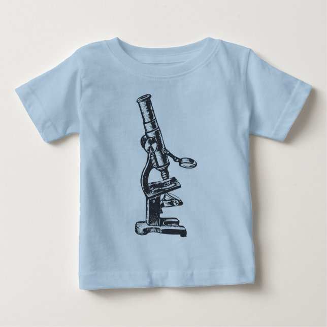 Camiseta De Bebé Microscopio (Anverso)