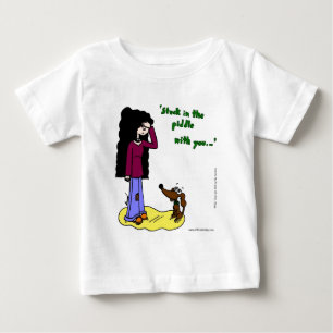 Camiseta De Bebé Midge "Atrapado En El Piddle Contigo" Tee Infantil