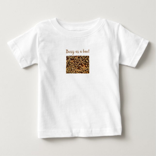 Camiseta De Bebé Miel Abeja Abejorro Insecto Colmena (Anverso)