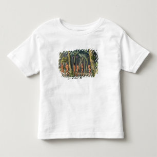 Camiseta De Bebé Miembros de una tribu en su bosque, franco de Puri