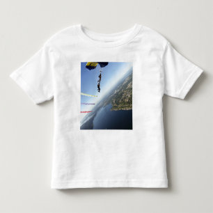 Camiseta De Bebé Miembros del equipo de paracaídas de la Marina de