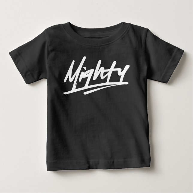 Camiseta De Bebé Mighty Toddler Hoodie (Anverso)