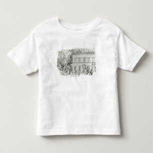 Camiseta De Bebé Miguel Ángel a caballo, visitando a un artista