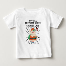 Camiseta De Bebé Mikitiez cookies santaclaus navidades de nuevo año