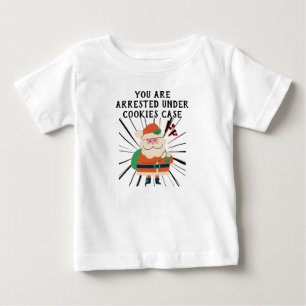 Camiseta De Bebé Mikitiez cookies santaclaus navidades de nuevo año