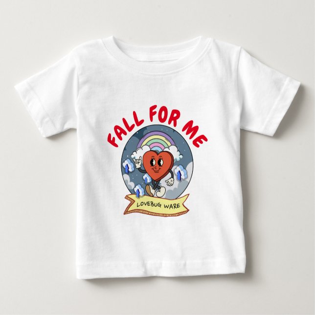 Camiseta De Bebé Mikitiez personalizado valentine divertido softwar (Anverso)