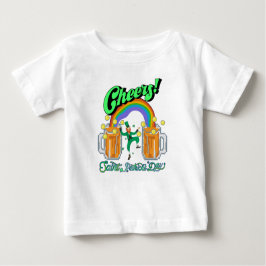 Camiseta De Bebé Mikitiez verde afortunado Saint Patrick's Day iris