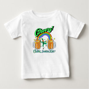 Camiseta De Bebé Mikitiez verde afortunado Saint Patrick's Day iris