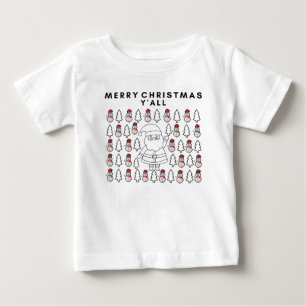 Camiseta De Bebé Miktiez merrychristmas mínimo santa happynewyear