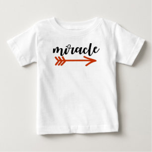 Camiseta De Bebé Milagro con flecha