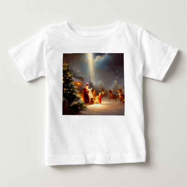 Camiseta De Bebé Milagro de navidades 2 (Anverso)