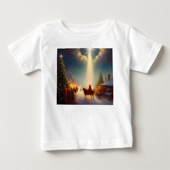 Camiseta De Bebé Milagro de navidades 4 (Anverso)