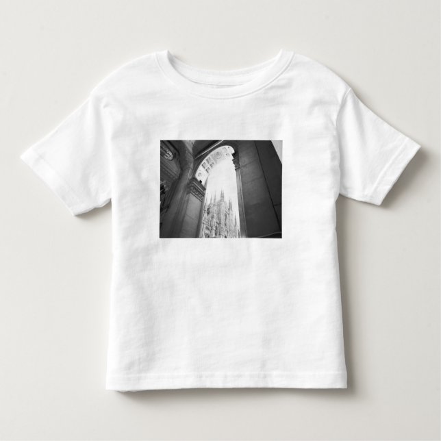 Camiseta De Bebé Milán Italia, Galleria Vista del Duomo (Anverso)