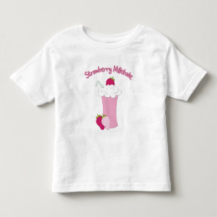 Camiseta De Bebé Milkshake de la fresa