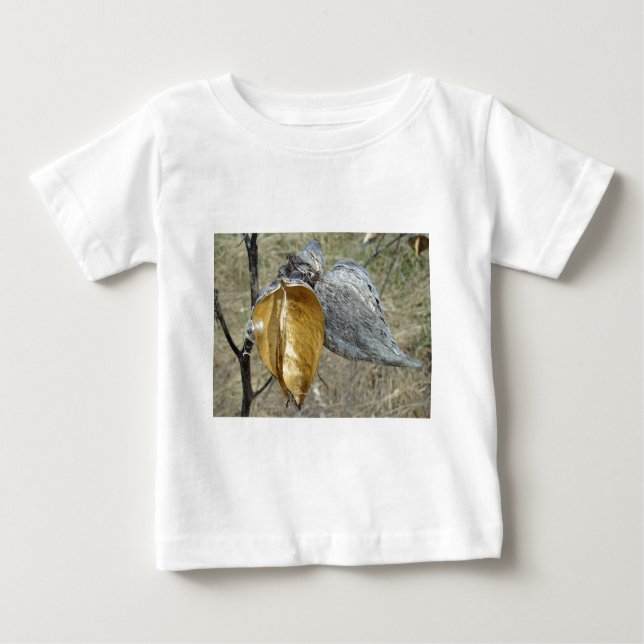 Camiseta De Bebé Milkweed Pods (Anverso)