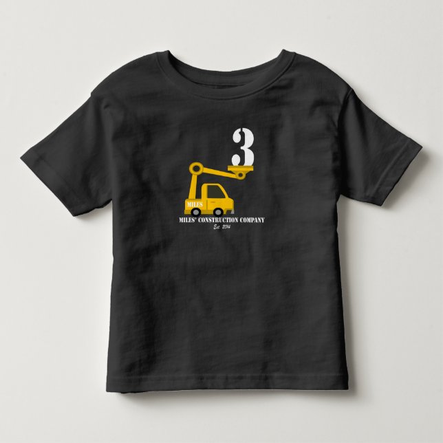 Camiseta De Bebé millas de construcción 2 (Anverso)