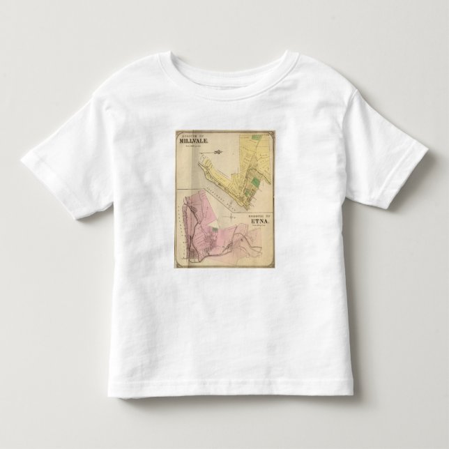 Camiseta De Bebé Millvale, el Etna (Anverso)