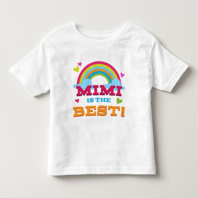 Camiseta De Bebé Mimi es el mejor (Anverso)