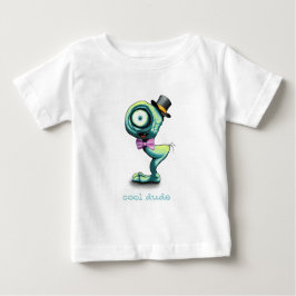 Camiseta De Bebé Mimo a Cute Mini Monstruo Guay Dude