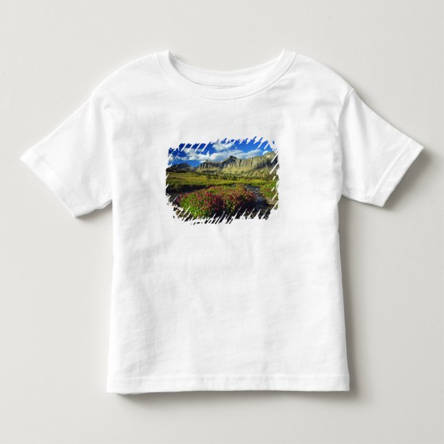 Camiseta De Bebé Mimulus de Logan Pass en Glacier National (Anverso)