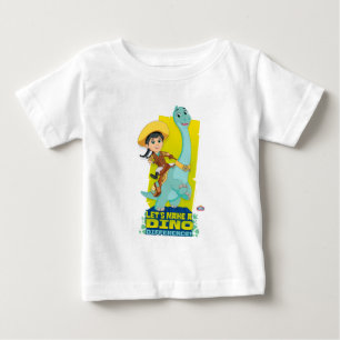 Camiseta De Bebé Min & Clover   Haciendo una diferencia de Dino