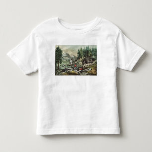 Camiseta De Bebé Minería aurífera en California, 1871