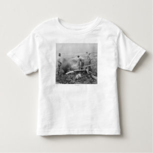 Camiseta De Bebé Minería aurífera hidráulica en la fotografía de