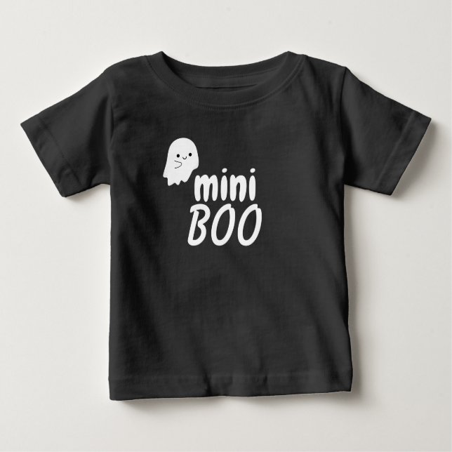 Camiseta De Bebé Mini BOO Halloween Cate Ghost Family Mateo (Anverso)