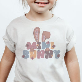 Camiseta De Bebé Mini Bunny Easter Retro Spring Floral