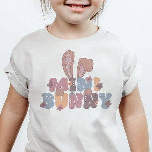 Camiseta De Bebé Mini Bunny Easter Retro Spring Floral