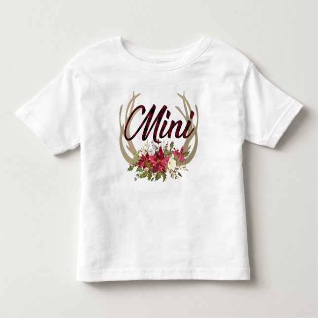 Camiseta De Bebé Mini | Camisas de mamá disponibles (Anverso)
