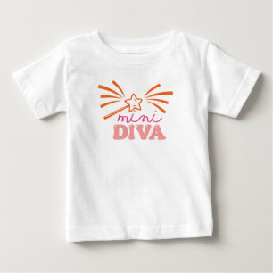 Camiseta De Bebé Mini Diva