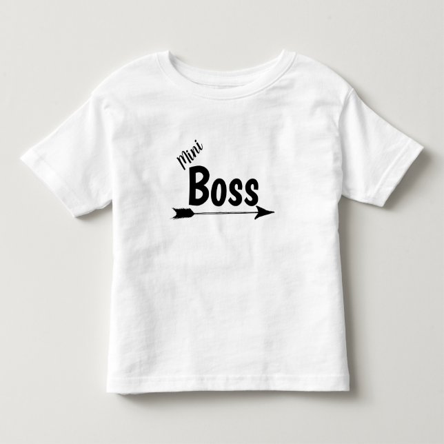 Camiseta De Bebé Mini jefe (Anverso)