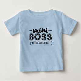 Camiseta De Bebé Mini jefe