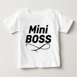 Camiseta De Bebé Mini jefe