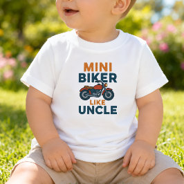 Camiseta De Bebé Mini motociclista como el tío guay en moto