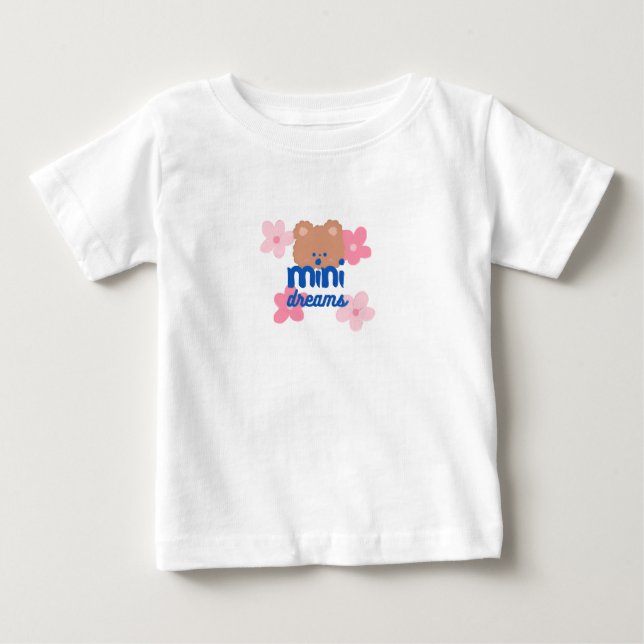 Camiseta De Bebé mini sueños (Anverso)