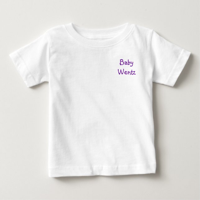 Camiseta De Bebé Mini WentZ (Anverso)