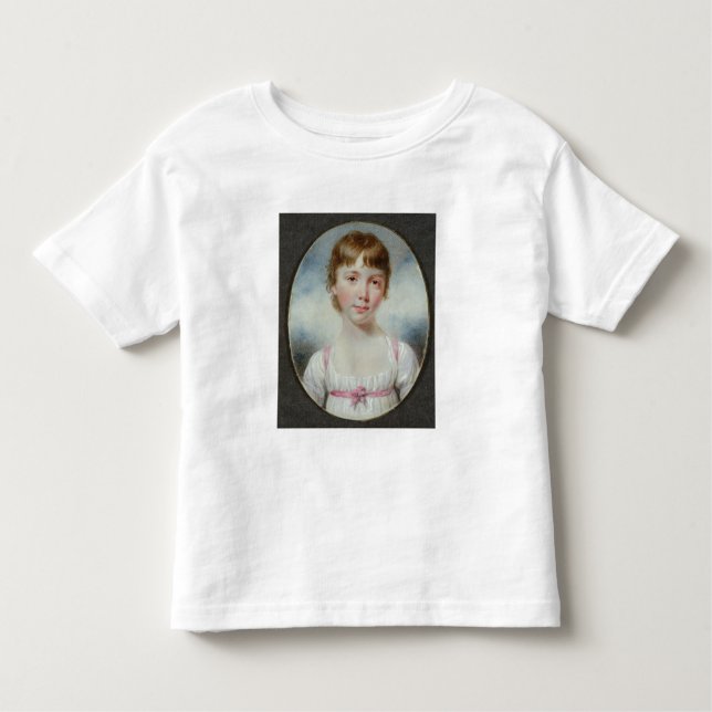 Camiseta De Bebé Miniatura de un joven chica (Anverso)