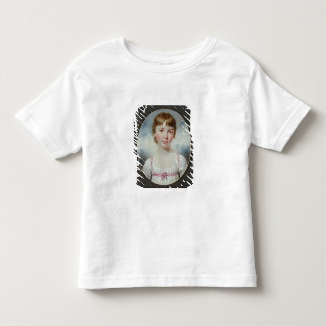 Camiseta De Bebé Miniatura de un joven chica (Anverso)