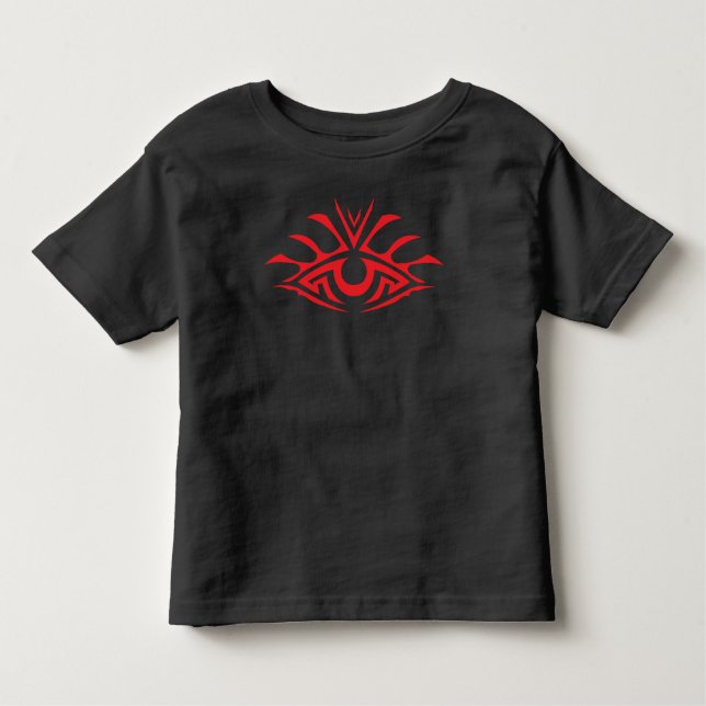 Camiseta De Bebé Minimal Black Ink Tattoo Style Artwork (Anverso)